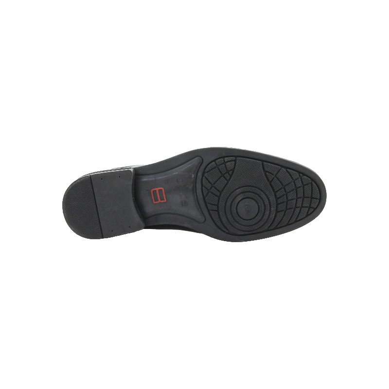 Zapato Escolar Joven Negro Buestán - 100% Cuero Vestir Estilizado Derby