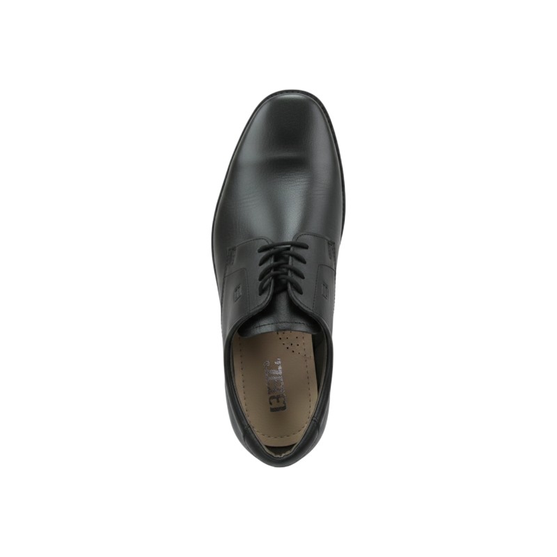Zapato Escolar Joven Negro Buestán - 100% Cuero Vestir Estilizado Derby