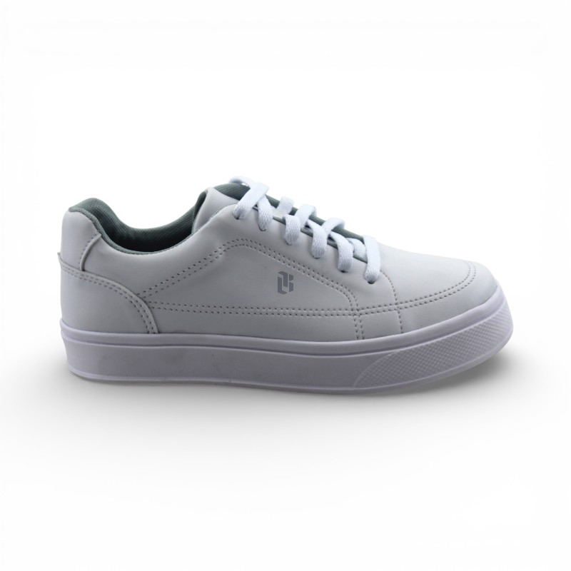 Zapato Escolar Deportivo Blanco Buestán - Línea Sport