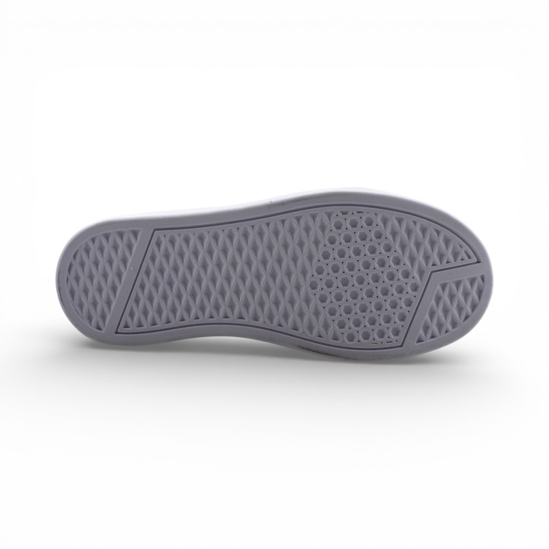 Zapato Escolar Deportivo Blanco Buestán - Perforado Lateral