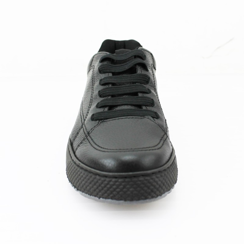 Zapato Escolar Niño Negro Buestán - Deportivo Suela Bicolor