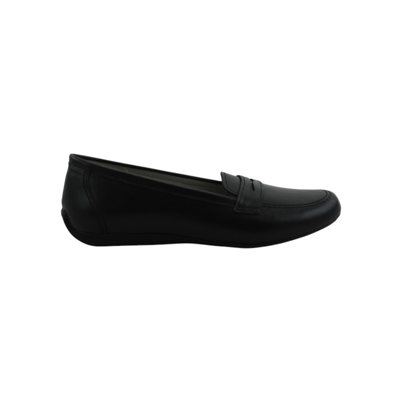 Zapato Escolar Joven Negro Buestán - 100% Cuero Mocasín Penny Loafer