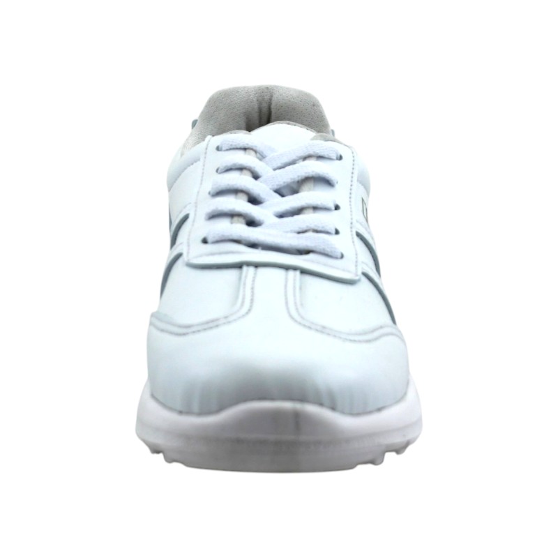 Zapato Escolar Deportivo Blanco Buestán - Diseño Clásico Ligero