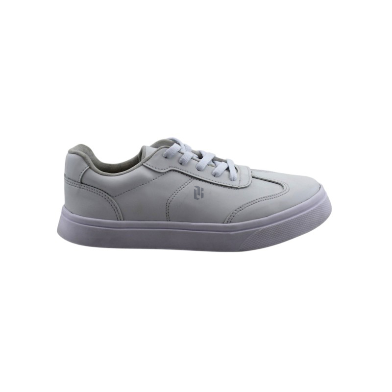 Zapato Escolar Deportivo Blanco - Costura Reforzada