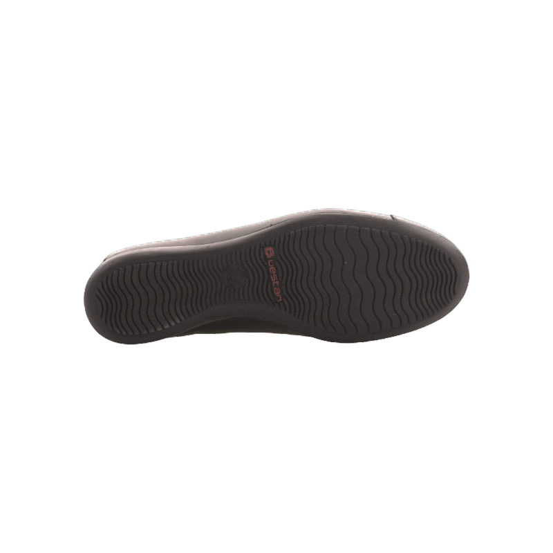 Zapato Escolar Niña Café Buestán - 100% Cuero Balerina Lisa Puntera Reforzada